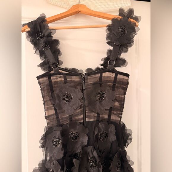 NWOT BRONX AND BANCO Rosalie Noir Gown in Black - Picture 12 of 16